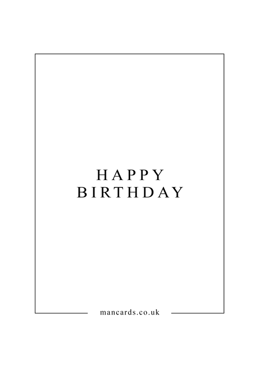 HAPPY BIRTHDAY