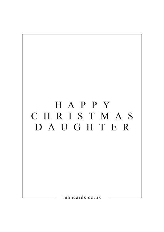 HAPPY CHRISTMAS DAUGHTER