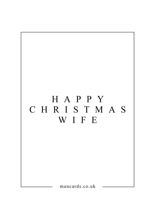 HAPPY CHRISTMAS WIFE